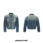 【ARGUECULTURE】Vintage Rhinestone Denim Jacket