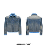 【ARGUECULTURE】Vintage Dual-Layer Denim Jacket