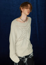 【DND4DES】Stargaze Knit – Oversized Art Sweater