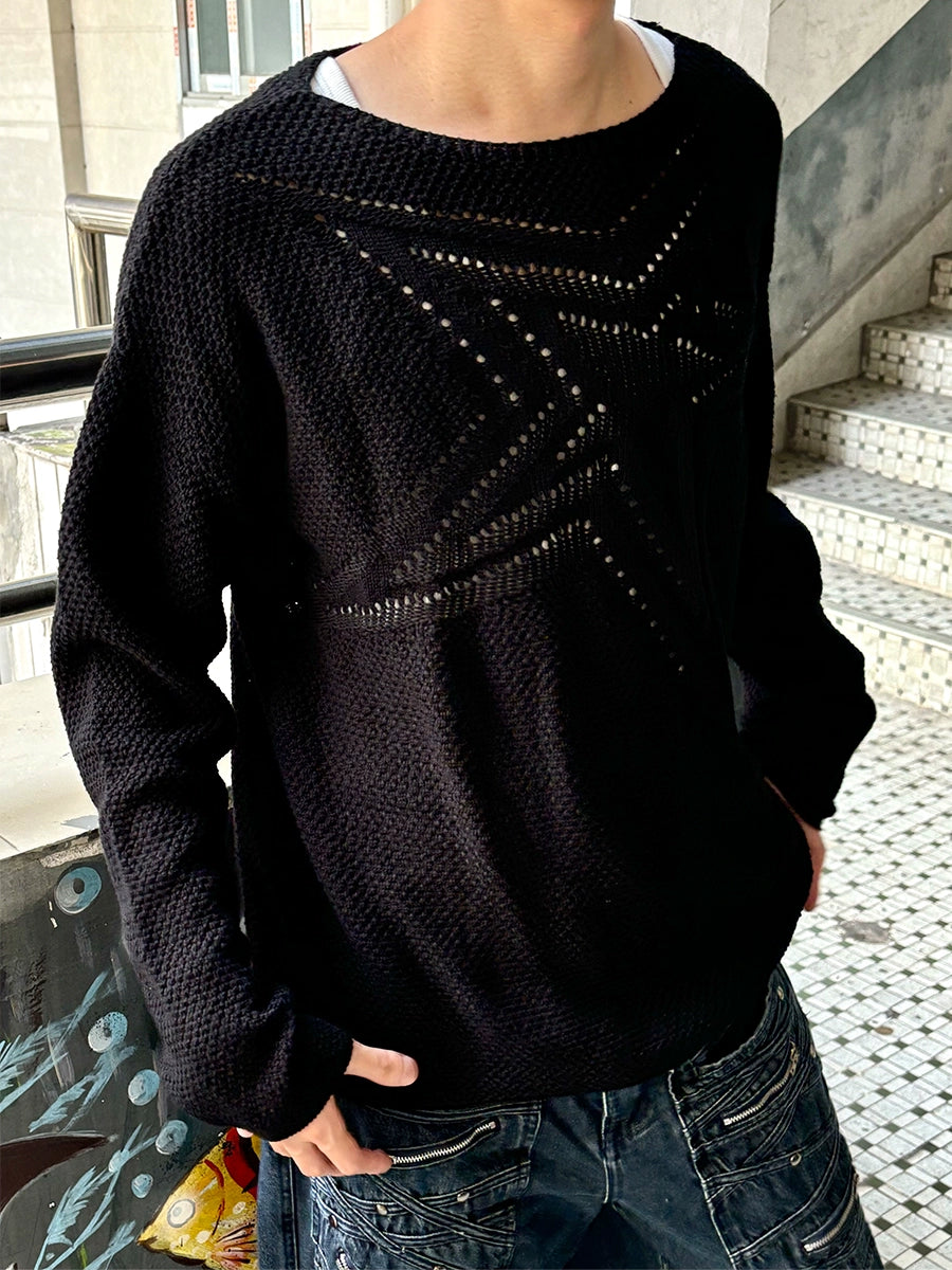 【DND4DES】Stargaze Knit – Oversized Art Sweater