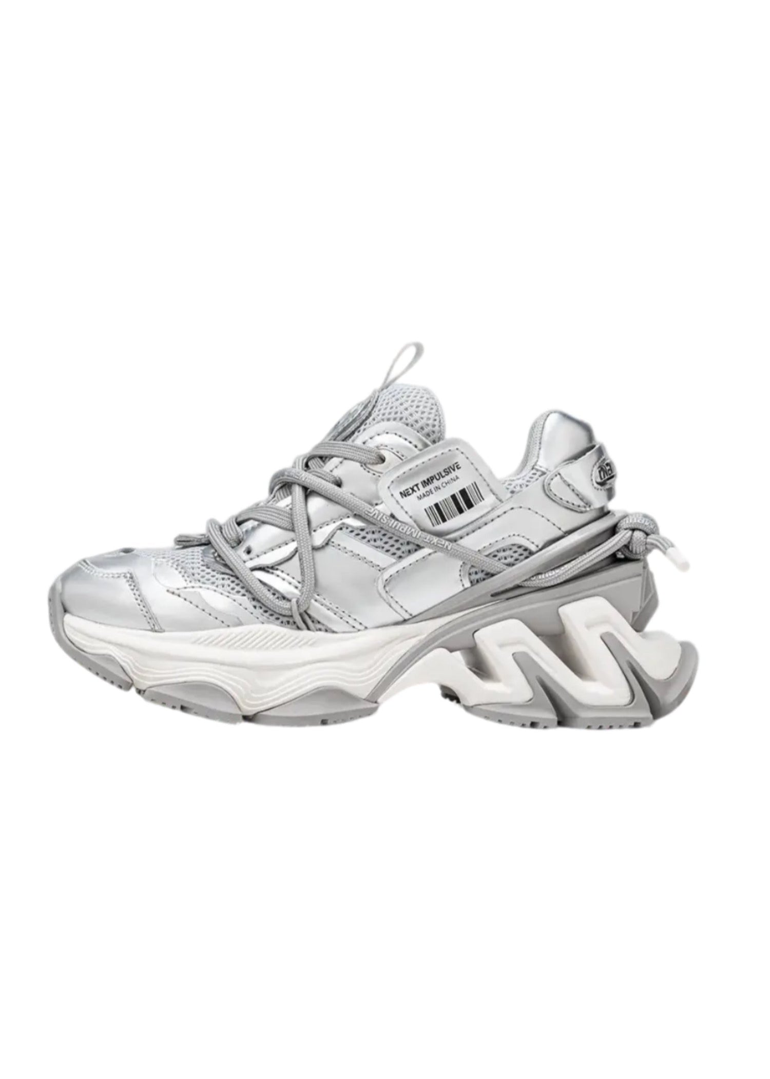【NEXT IMPULSIVE】Impulse Series Dad Shoes Silver