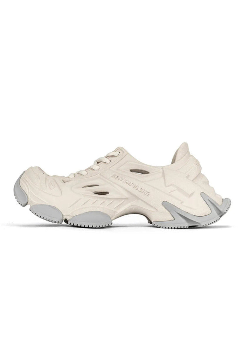 【NEXT IMPULSIVE】Time Space Series-Dad Crocs Shoes Beige