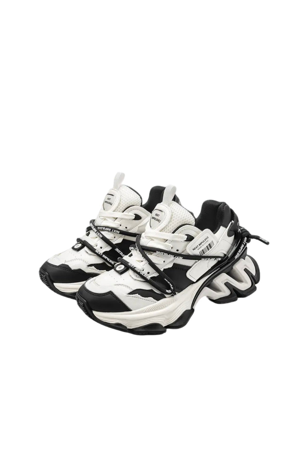 【NEXT IMPULSIVE】Impulse Series Dad Shoes Black/White