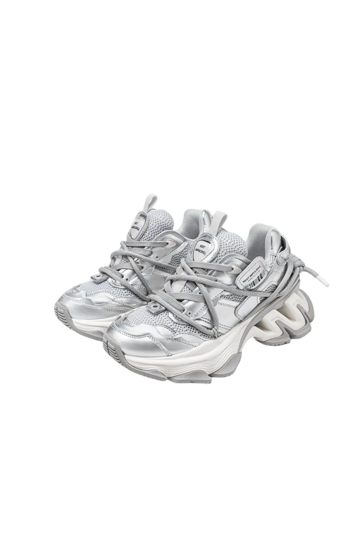 【NEXT IMPULSIVE】Impulse Series Dad Shoes Silver