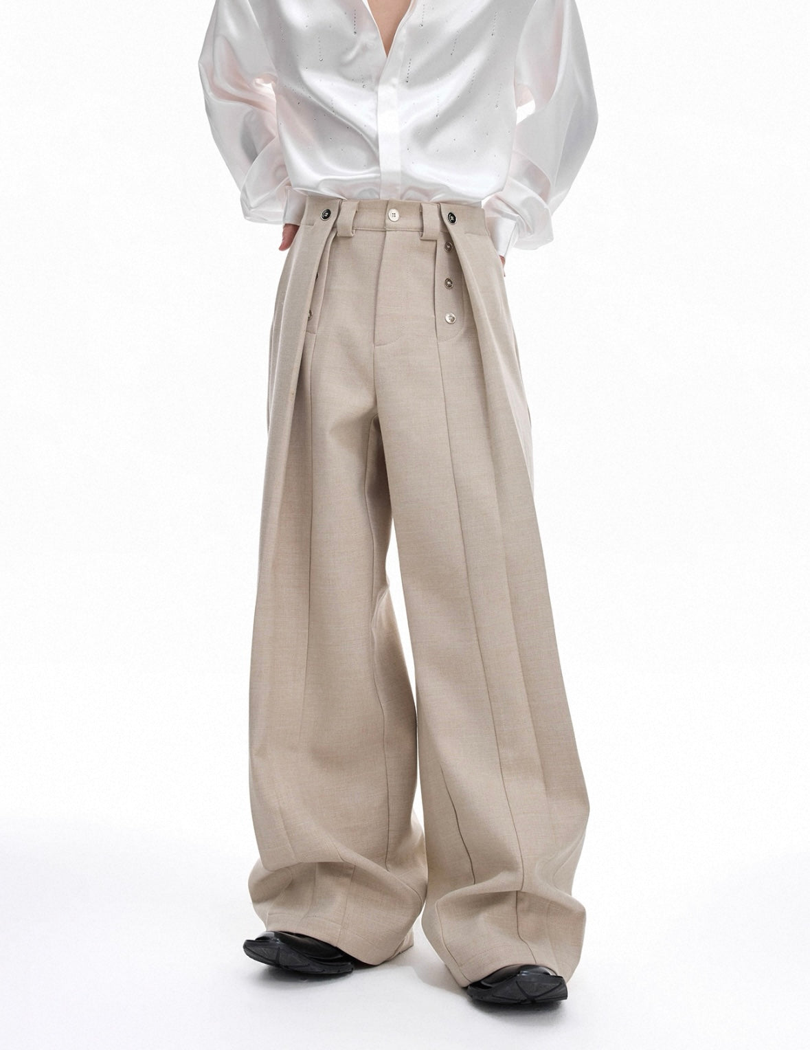 【ARGUECULTURE】Deconstructed Pleated Trousers