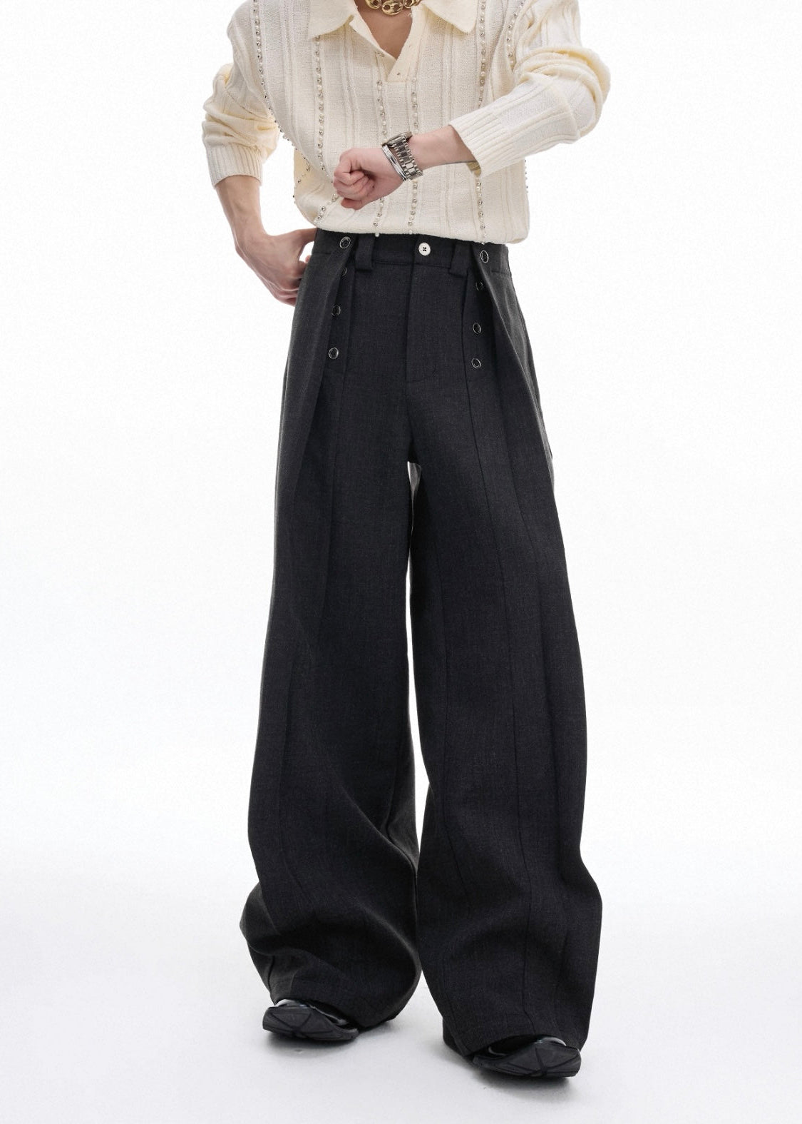 【ARGUECULTURE】Deconstructed Pleated Trousers