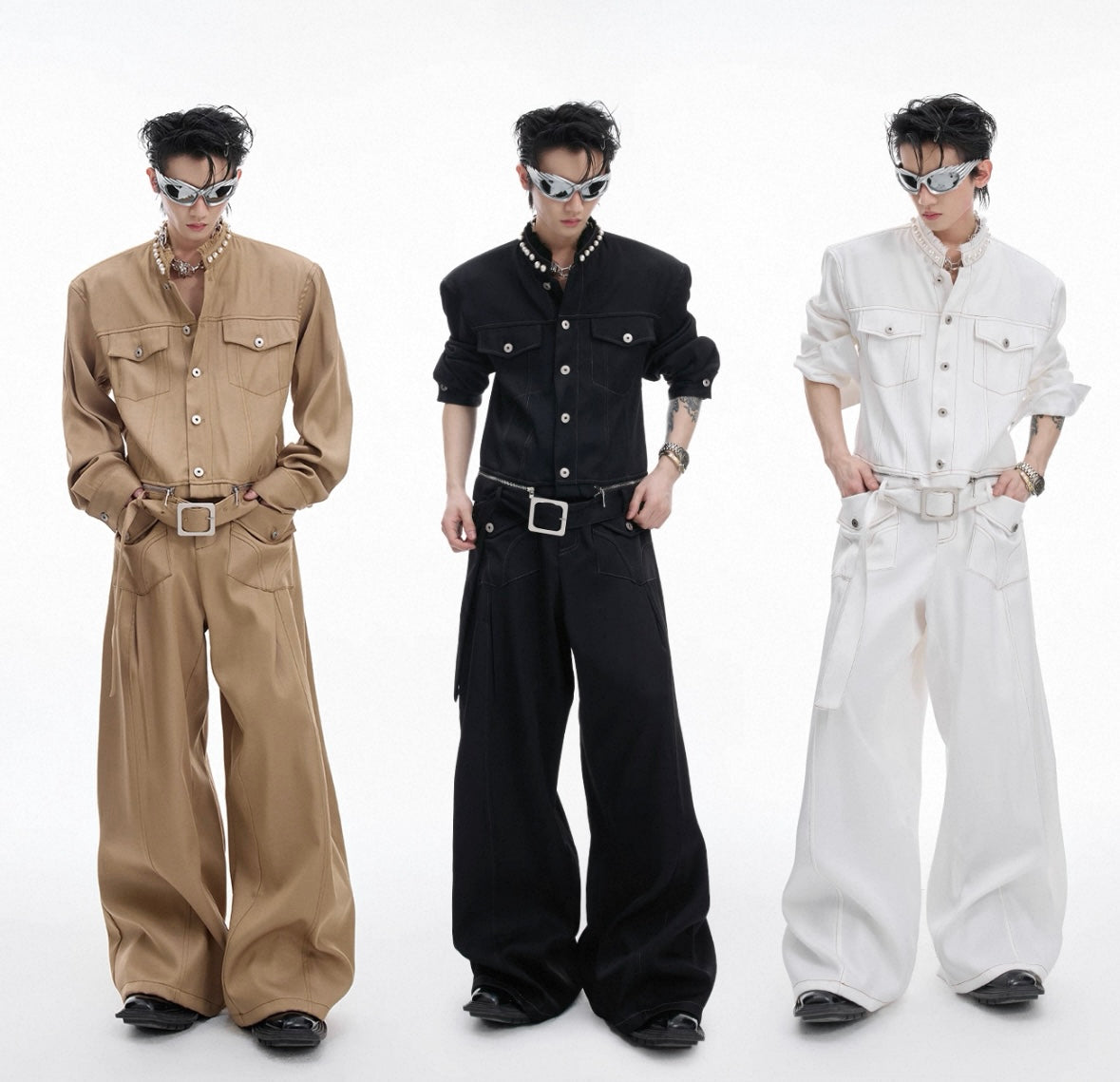 【ARGUECULTURE】Exposed Pearl Short Coat