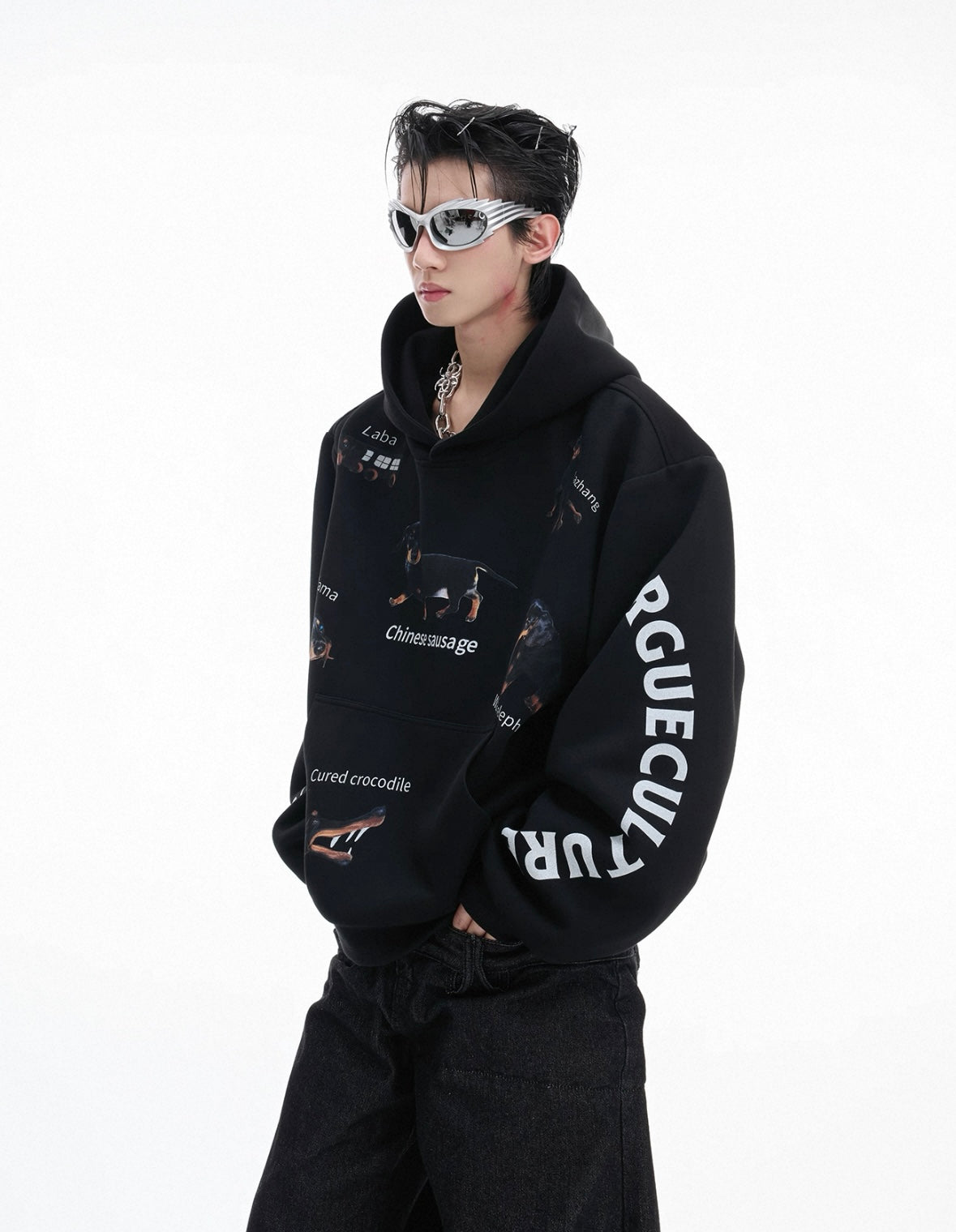 【ARGUECULTURE】Funny Graphic Dog Hoodie