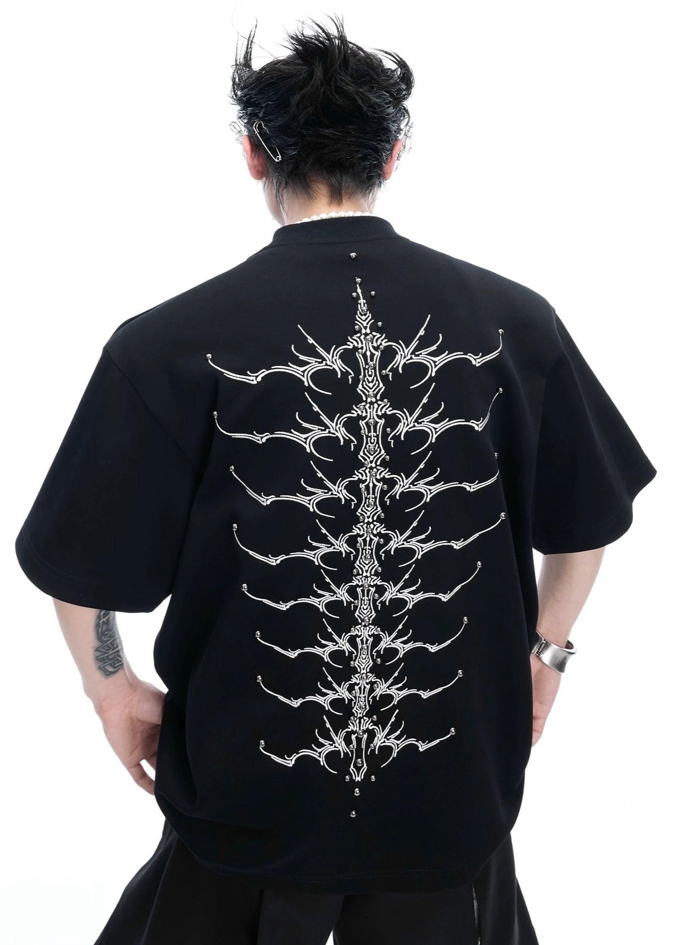 【ARGUECULTURE】Heavy Rivet Snake Tee
