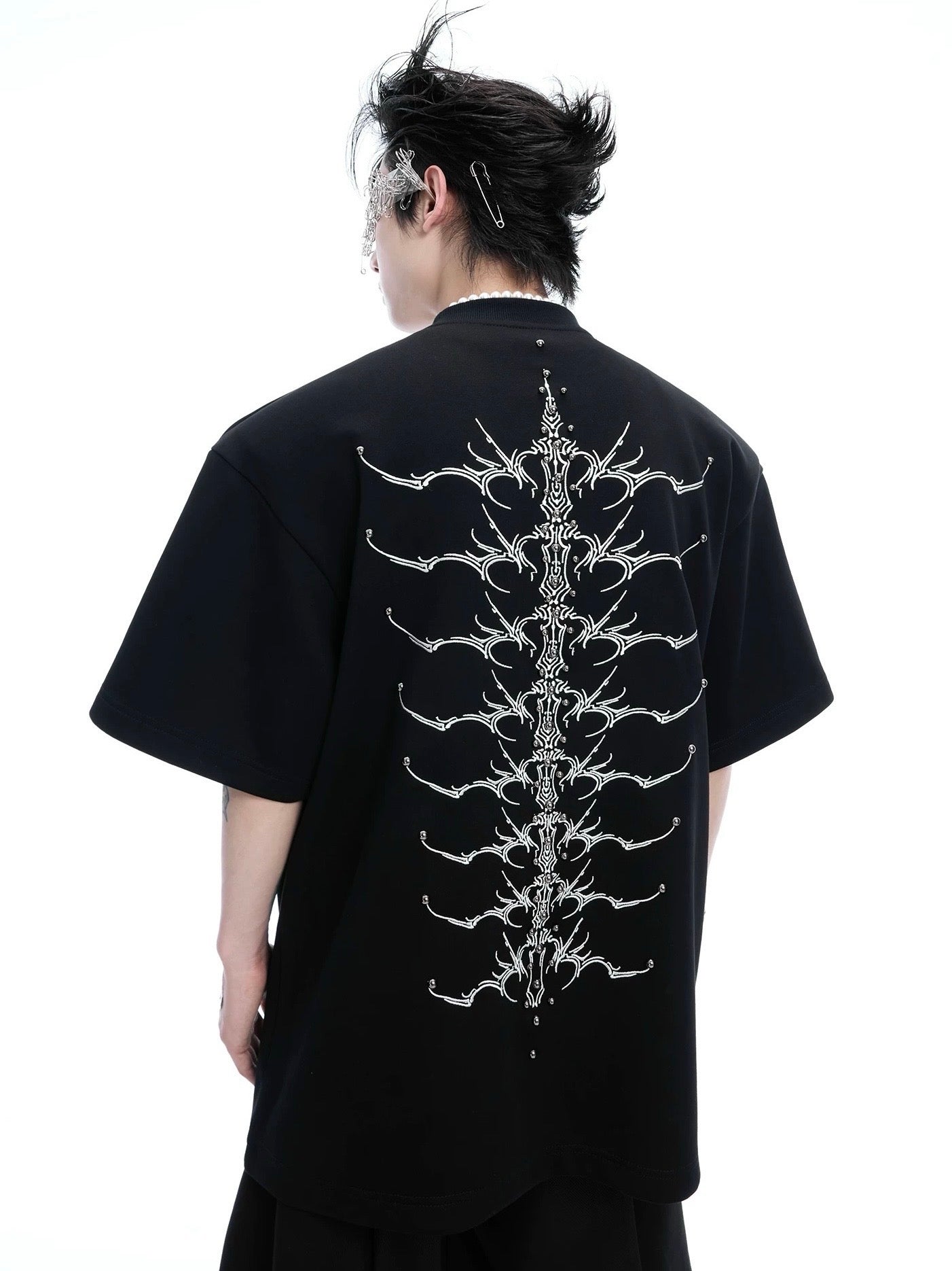 【ARGUECULTURE】Heavy Rivet Snake Tee