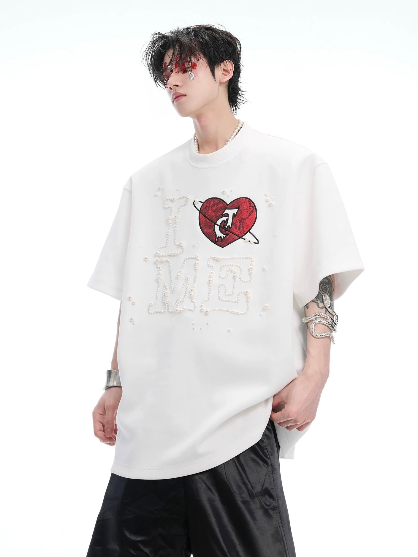 【ARGUECULTURE】Asymmetrical Shoulder T-Shirt