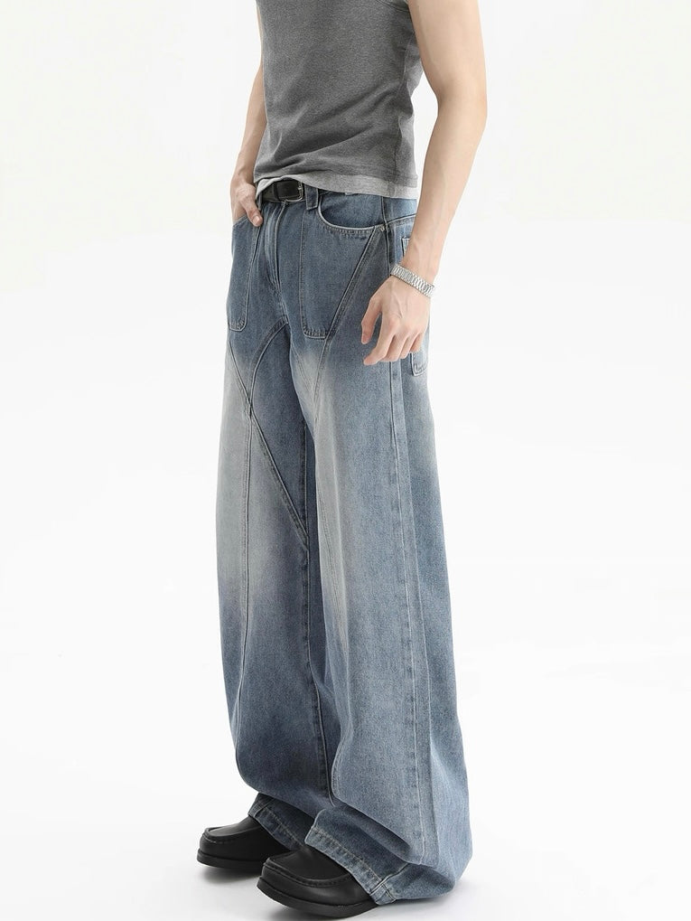 【TURNTIDE】Design Straight-Leg Denim