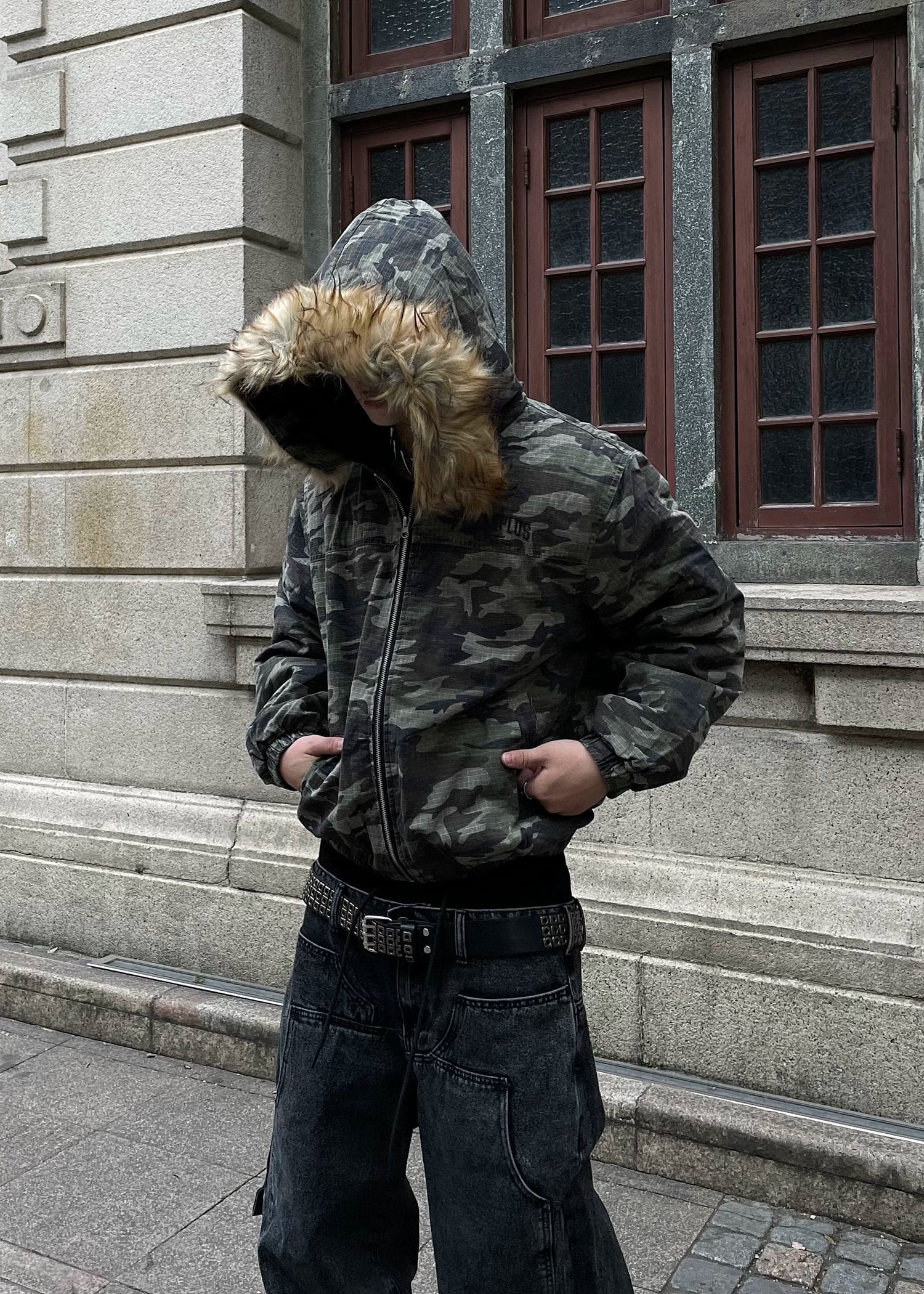 【DARKFOG】Retro Camo Cotton Jacket