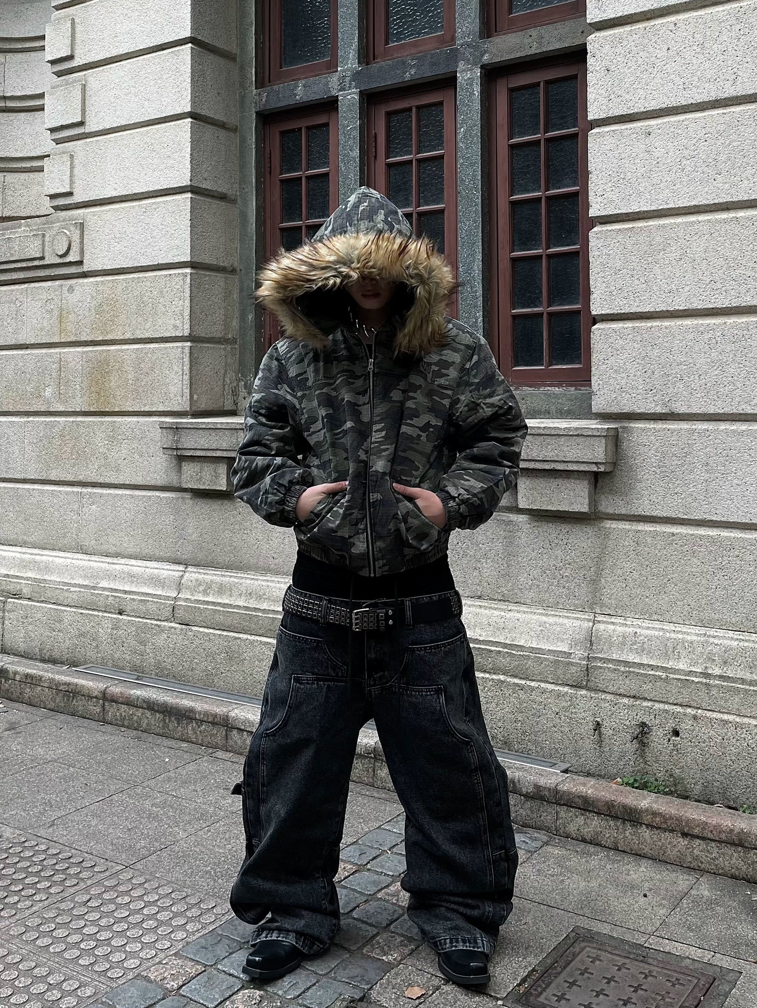 【DARKFOG】Retro Camo Cotton Jacket