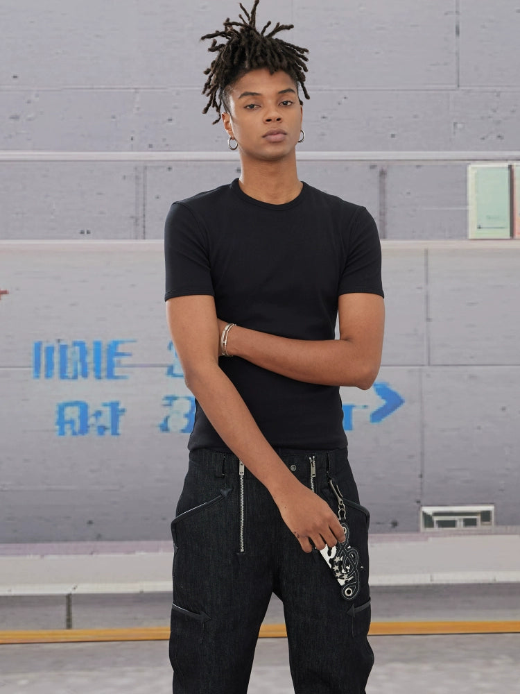【DND4DES】Tight Ribbed Street Base Tee