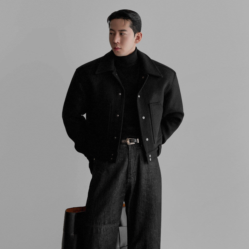 【MRCYC】Clean Knit Polo Sweater