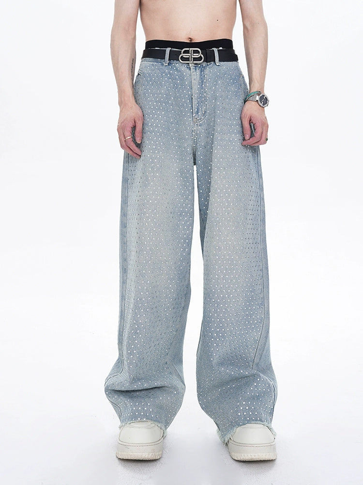 【STARETEXCEEDEND】High-End Sparkle Denim