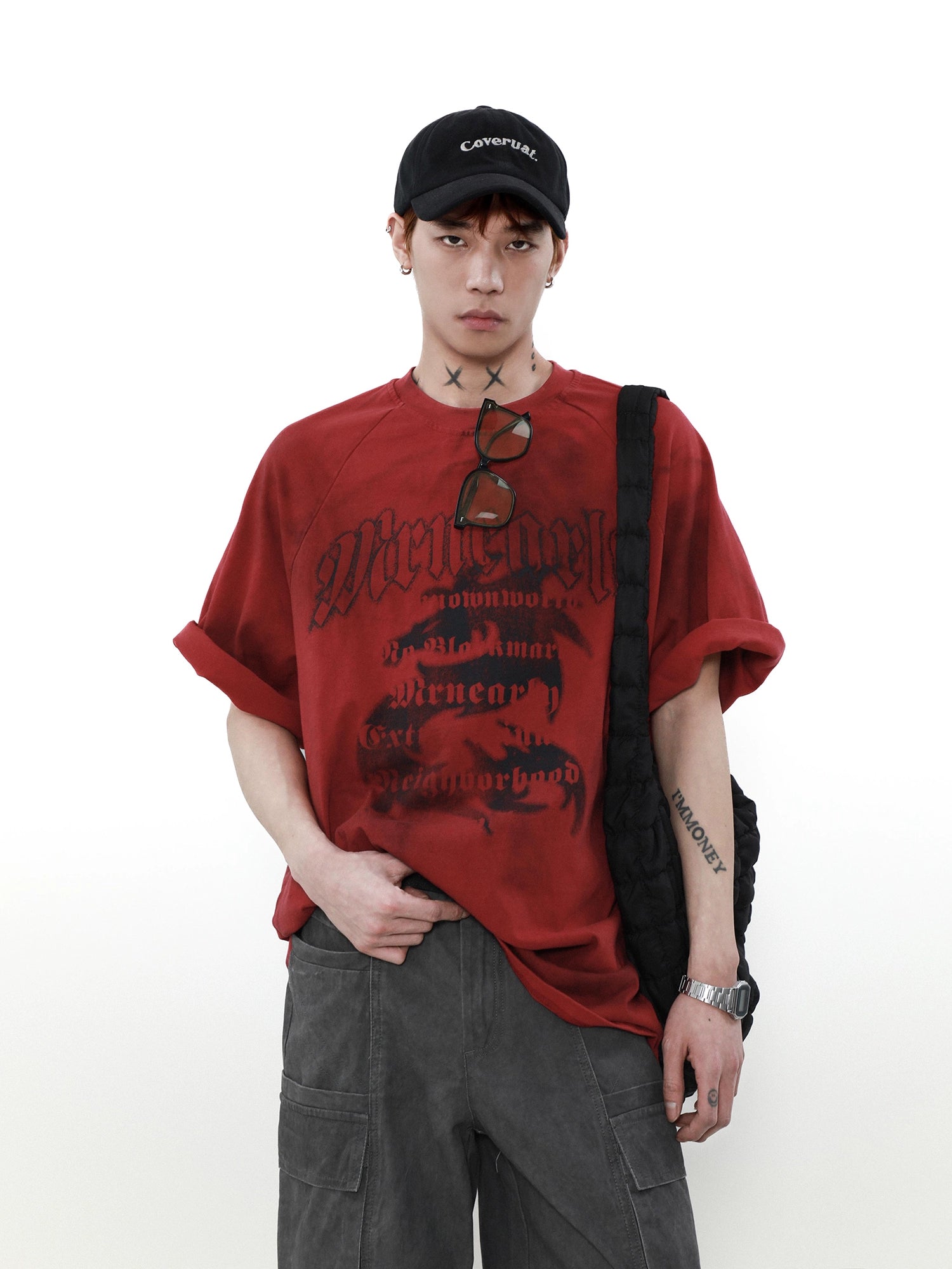 【MRNEARY】Dirty Fade Heavy Cotton Tee
