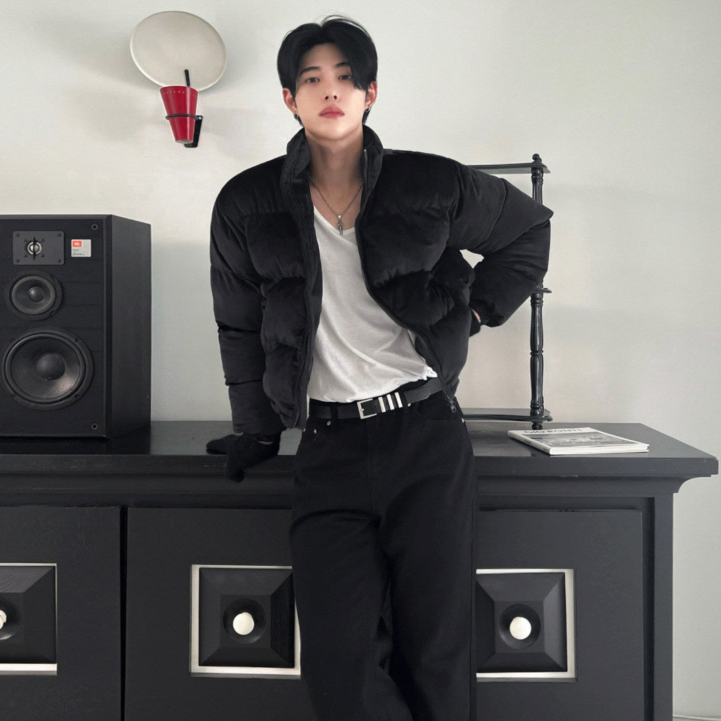 【MRCYC】Stand-Collar Short Padded Jacket