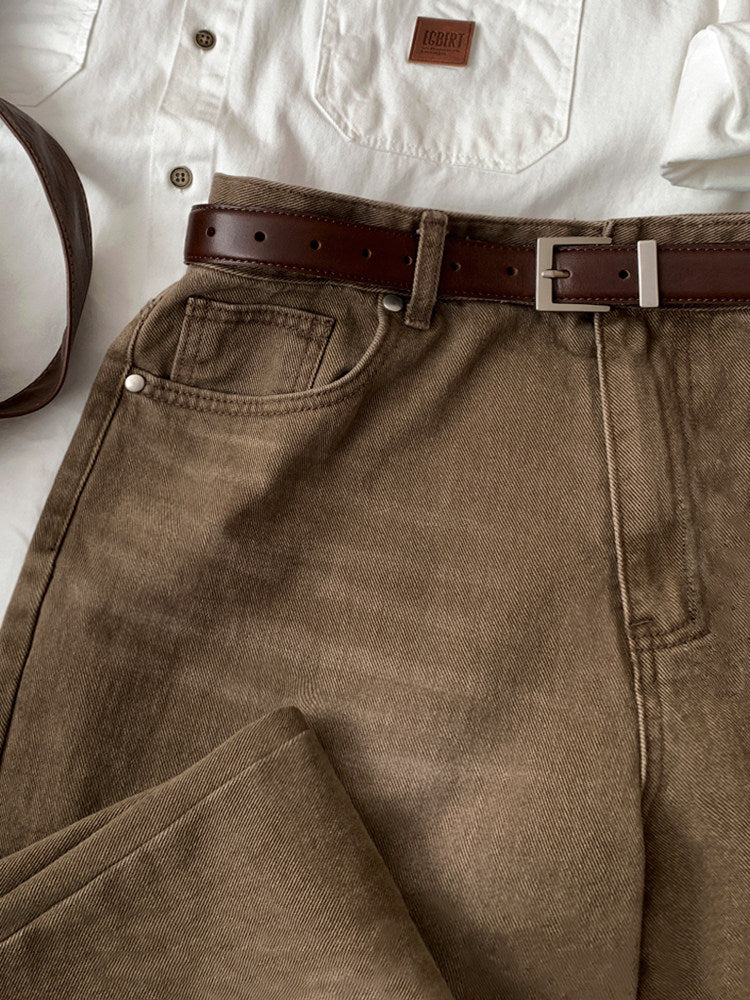 【MRCYC】Retro Washed Straight Denim