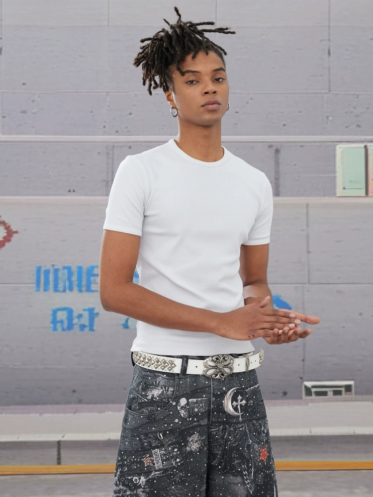 【DND4DES】Tight Ribbed Street Base Tee