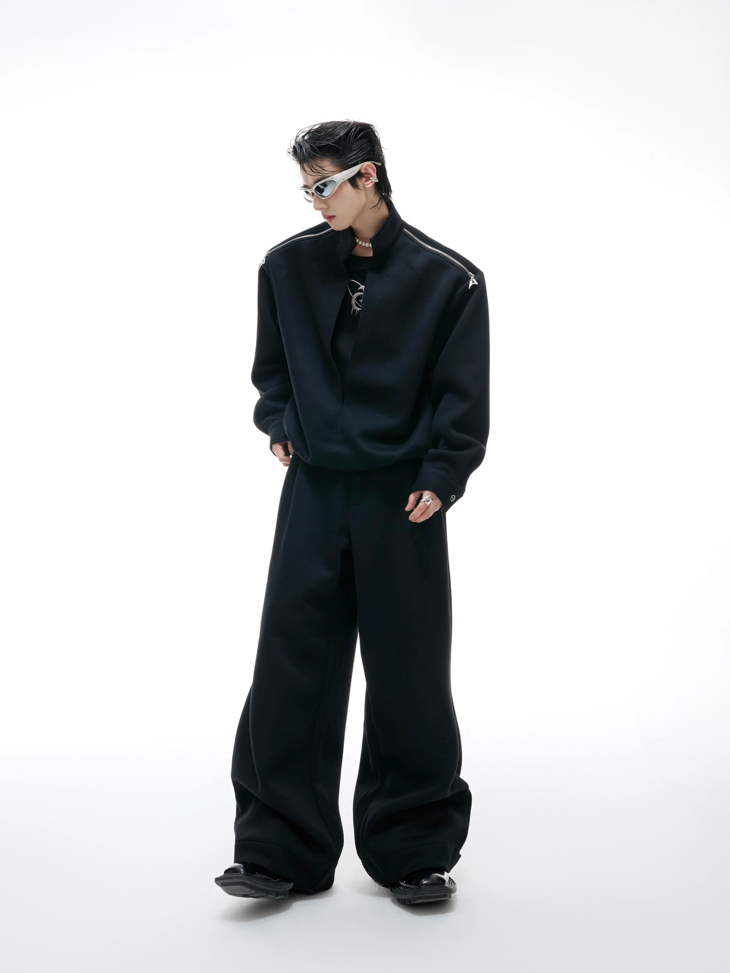 【ARGUECULTURE】Azure Desire Layered  Sweat Pants