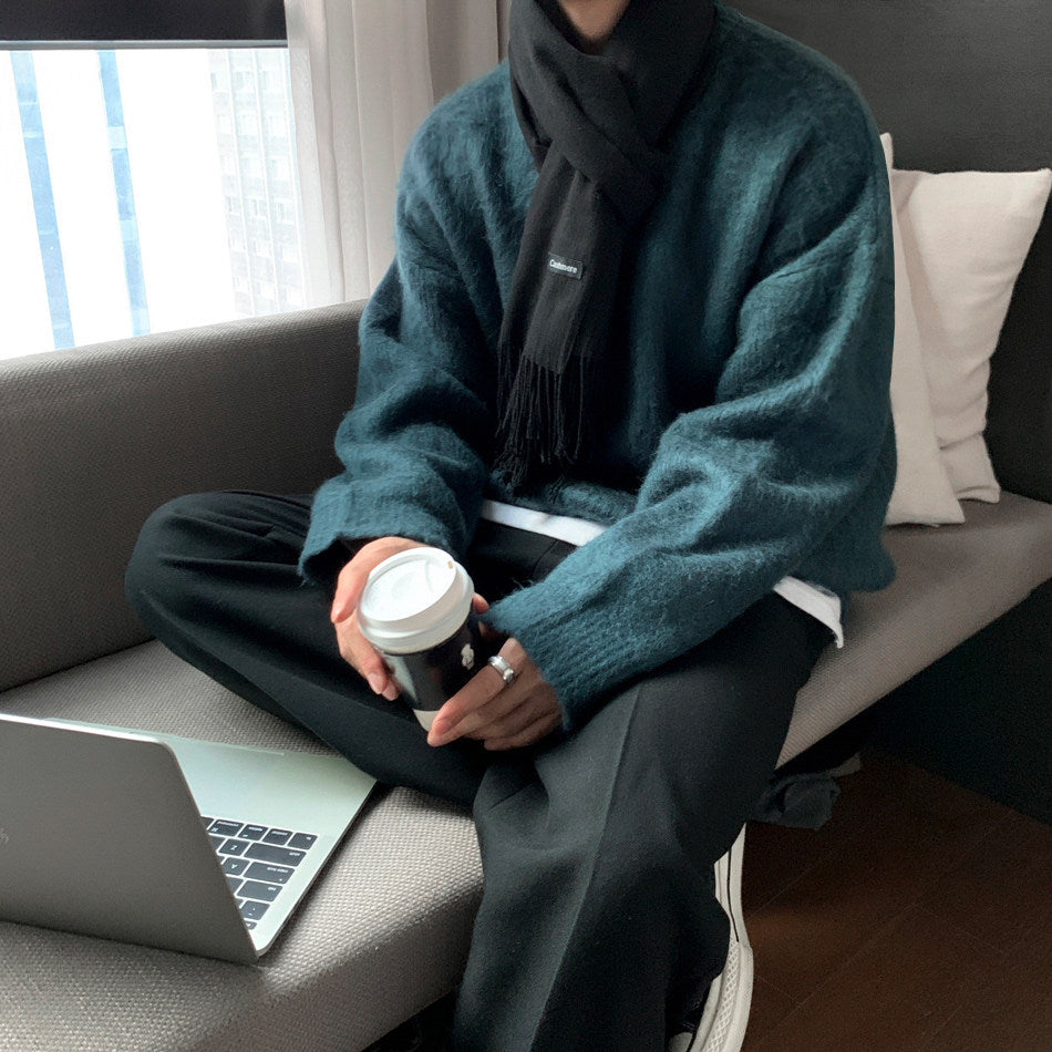 【MRCYC】Fuzzy Mohair Knit Sweater